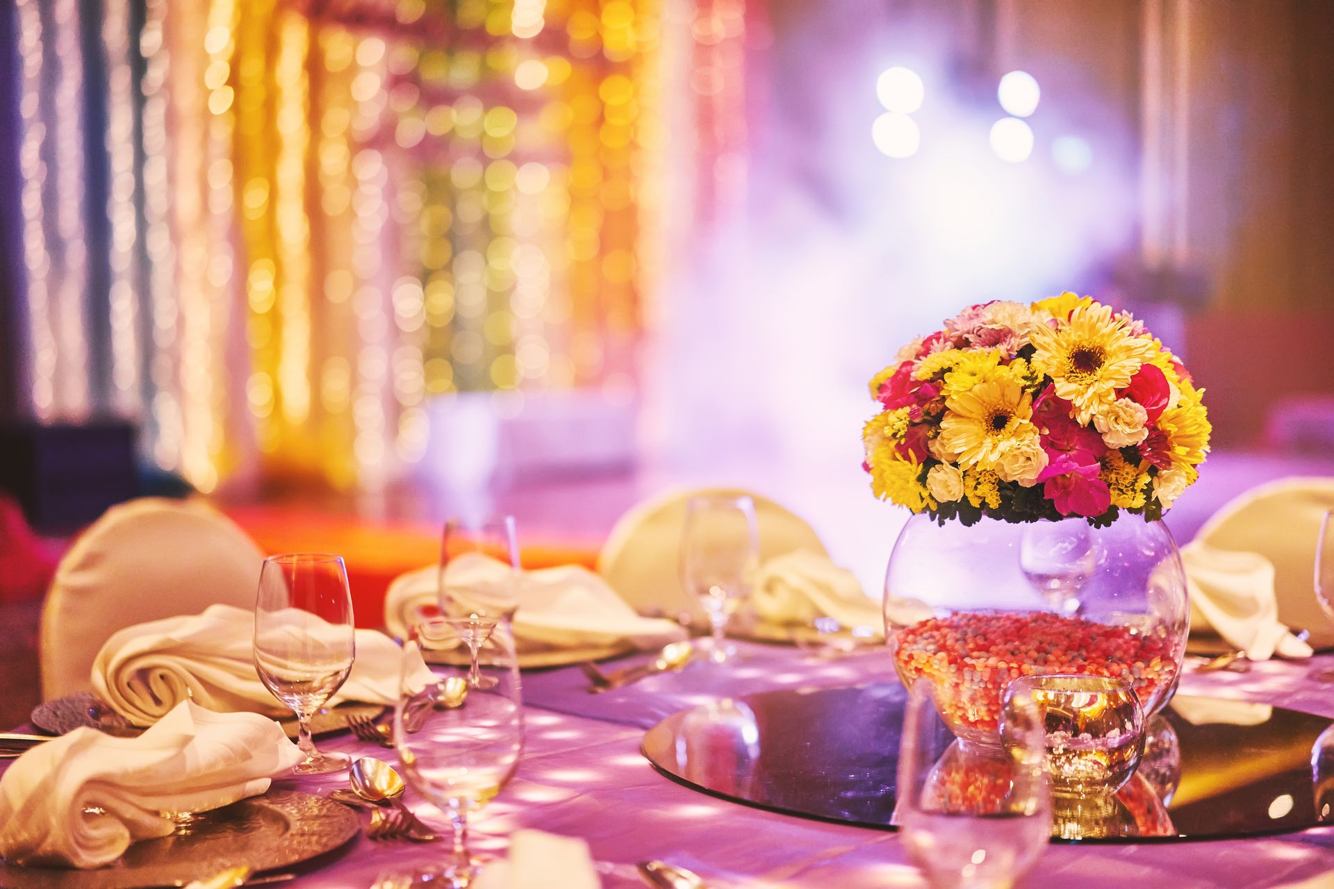Elegant event table setting