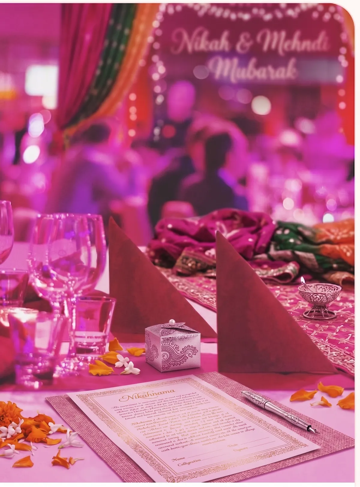 Majestic Stage Floral Canopy